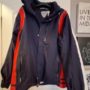 Men's Navy and Red Rossignal SKI Jacket